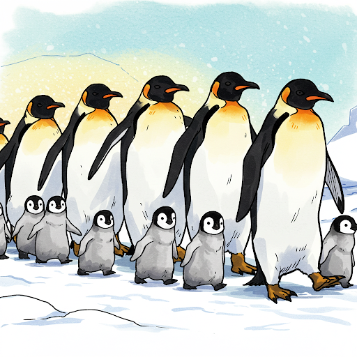 pinguini in marcia 5