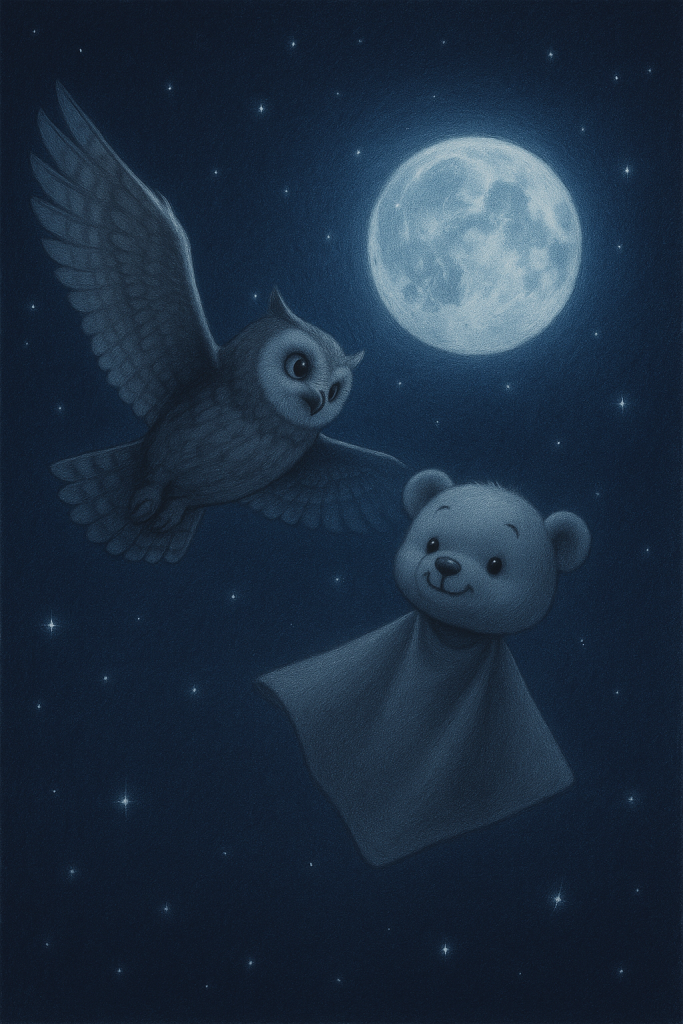 Balù e poiana con la luna