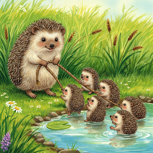 mamma riccioo e i suoi piccoli 2