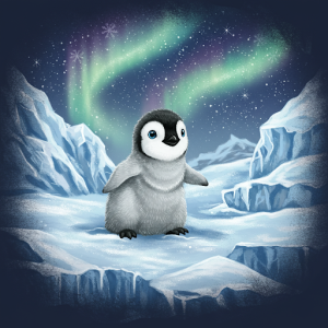 pinguino cucciolo
