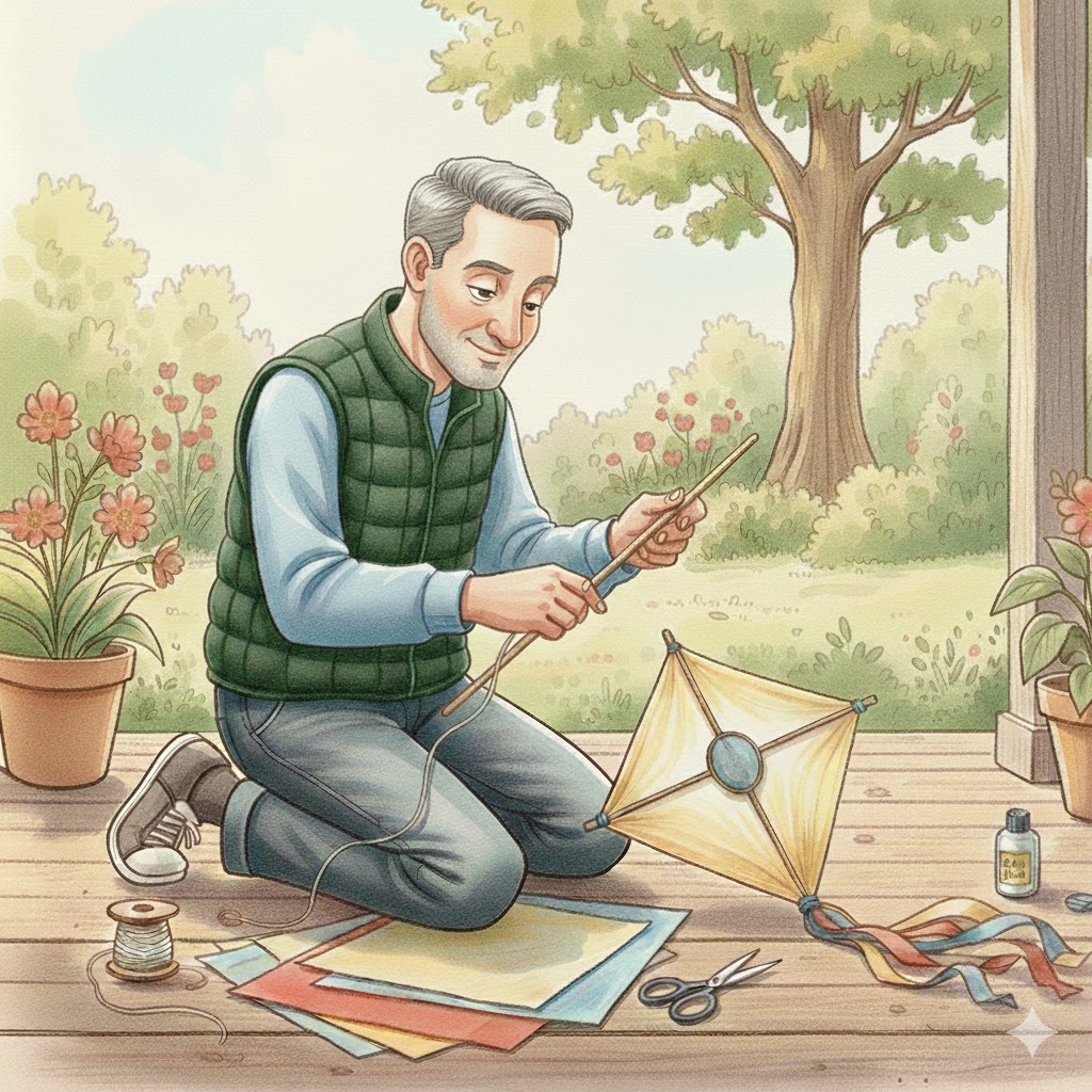nonno Guglielmo e l'aquilone