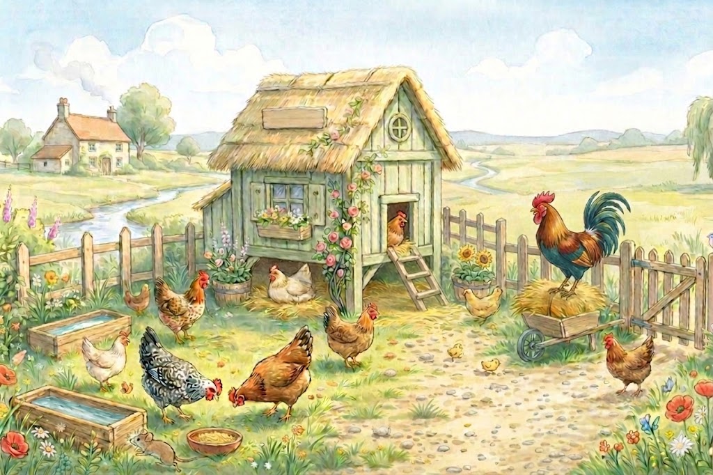 il gallo e la bambina 3