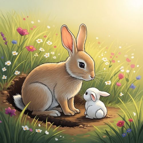 mamma lepre e il leprotto Pizzi